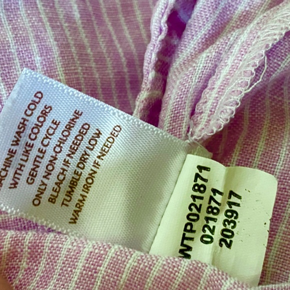 Love Linen by J.Jill Half-button Popover Tunic Sz XL - Picture 5 of 7